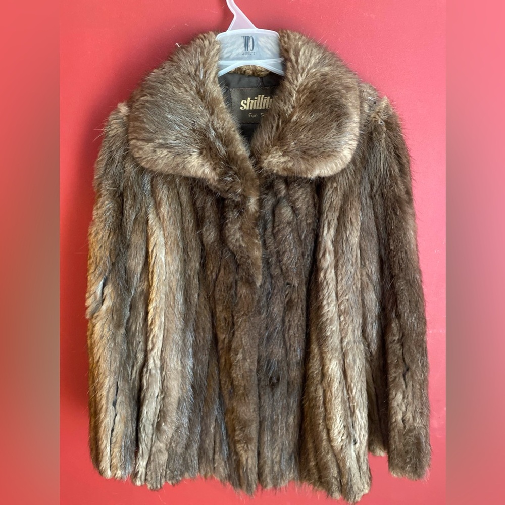 Shillito’s Fur Salon Beaver Fur Coat VINTAGE